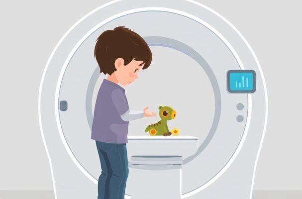 Illustration relating to 'Amazing' toy scanner eases children's MRI anxiety